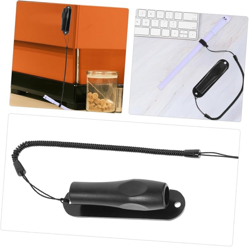 Retractable Pen Lanyard with Silicone Ring Spring Cord Stylus Holder for Tablet Drawing Work - Image 4